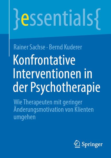 Produktbild: Konfrontative Interventionen in der Psychotherapie