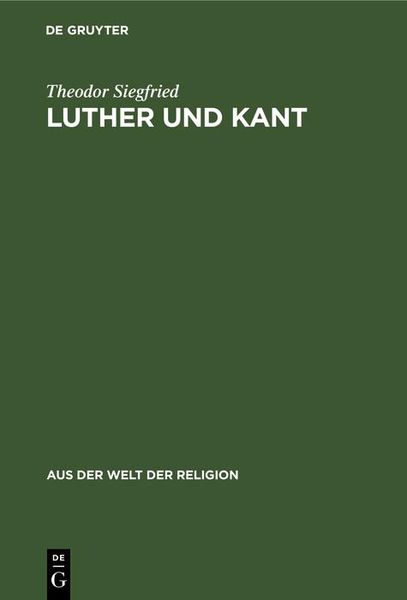 Produktbild: Luther und Kant