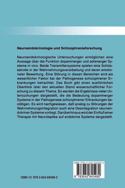 Produktbild: Neuroendokrinologie und Schizophrenieforschung