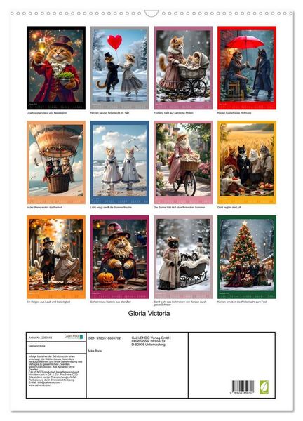 Produktbild: Gloria Victoria (Wandkalender 2026 DIN A2 hoch), CALVENDO Monatskalender