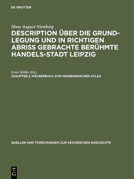 Produktbild: H&auml;userbuch zum Nienborgschen Atlas