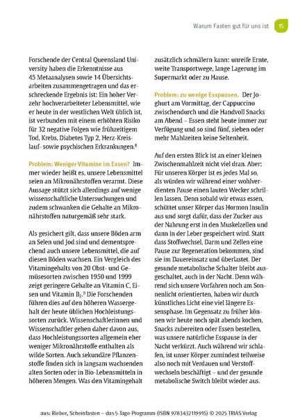 Produktbild: Scheinfasten - das 5-Tage-Programm