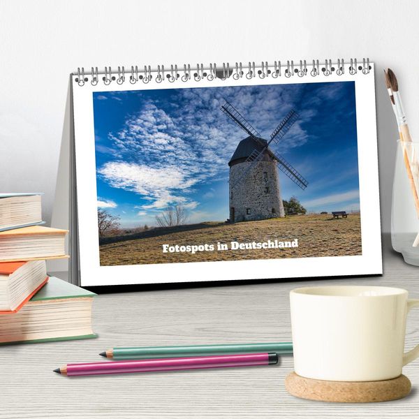 Produktbild: Fotospots in Deutschland (Tischkalender 2026 DIN A5 quer), CALVENDO Monatskalender