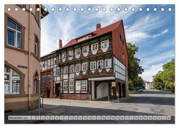 Produktbild: Historisches Fachwerk - Stadt Einbeck (Tischkalender 2026 DIN A5 quer), CALVENDO Monatskalender
