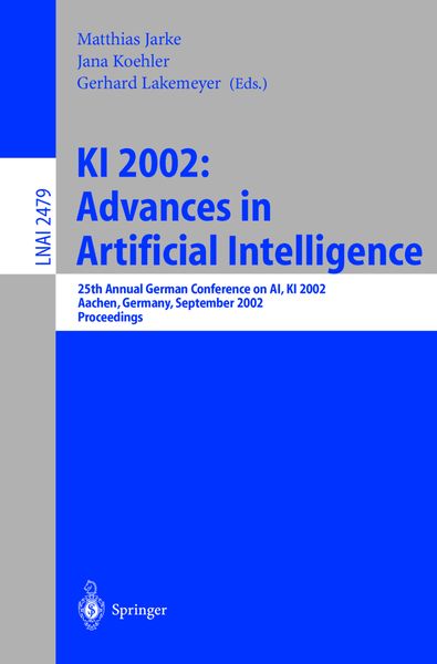 Produktbild: KI 2002: Advances in Artificial Intelligence