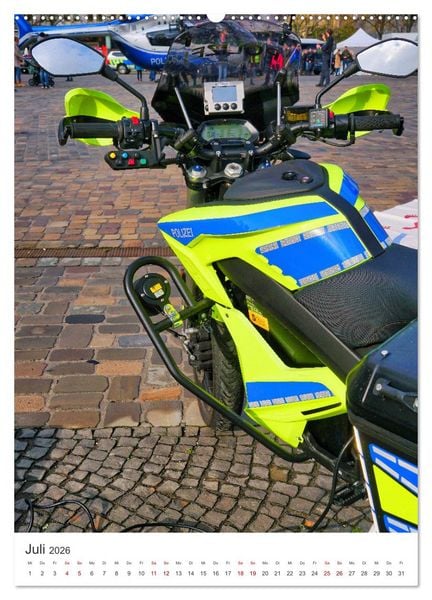 Produktbild: Tag der Polizei (hochwertiger Premium Wandkalender 2026 DIN A2 hoch), Kunstdruck in Hochglanz