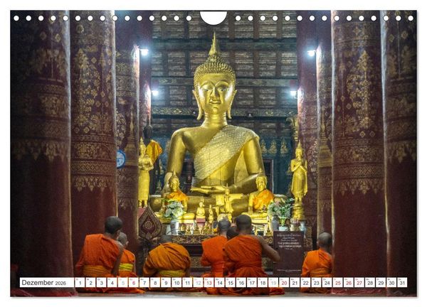Produktbild: S&uuml;dostasien - Laos (Wandkalender 2026 DIN A4 quer), CALVENDO Monatskalender