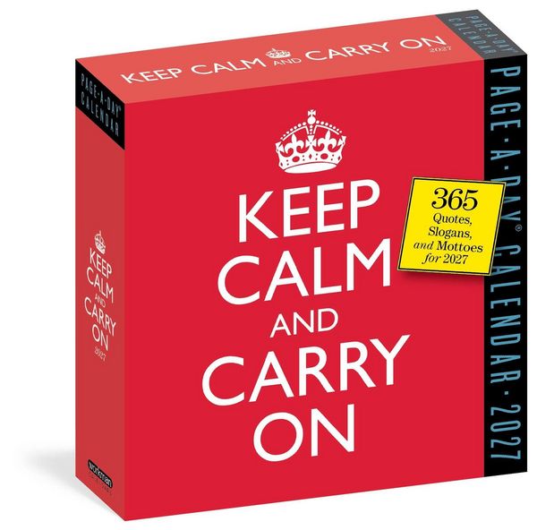 Produktbild: Keep Calm and Carry On Page-A-Day&reg; Calendar 2027
