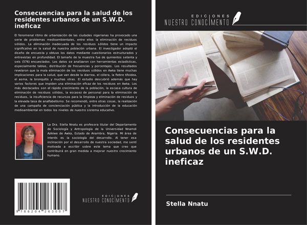 Produktbild: Consecuencias para la salud de los residentes urbanos de un S.W.D. ineficaz