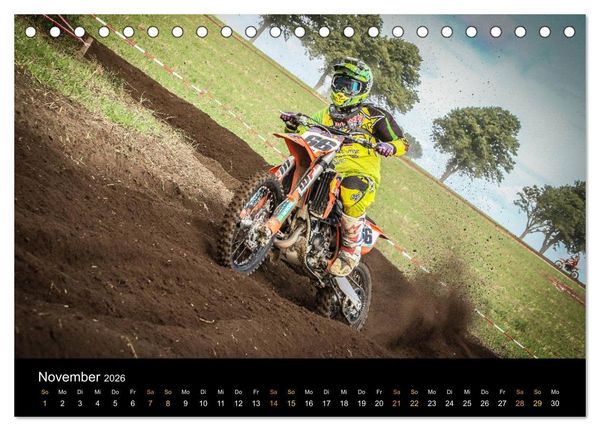 Produktbild: MX Racing 2026 (Tischkalender 2026 DIN A5 quer), CALVENDO Monatskalender