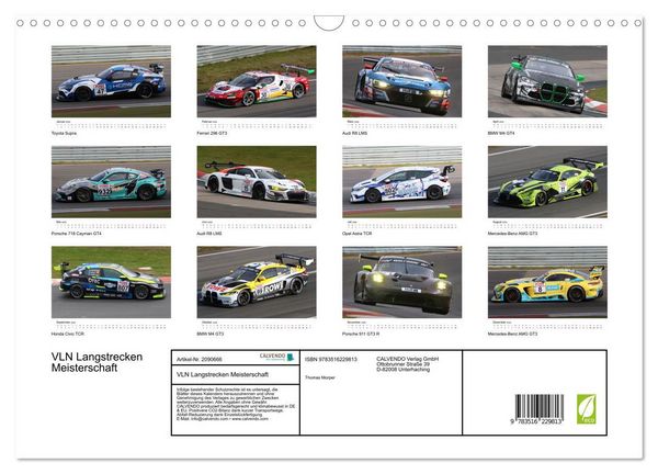 Produktbild: VLN Langstrecken Meisterschaft (Wandkalender 2026 DIN A3 quer), CALVENDO Monatskalender