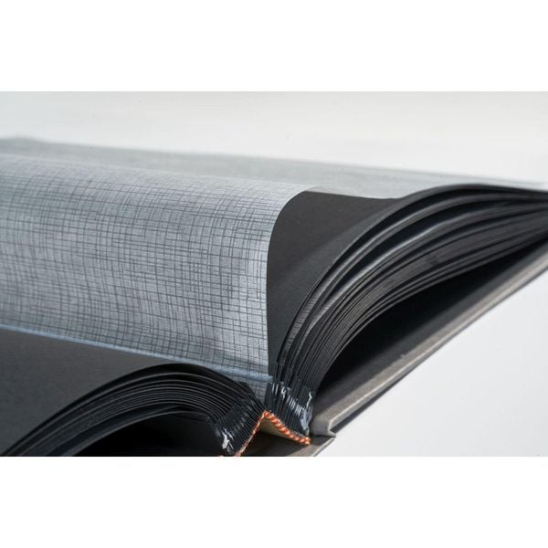 Produktbild: Fotoalbum MILANO 29x32 cm, 60 schwarze Seiten