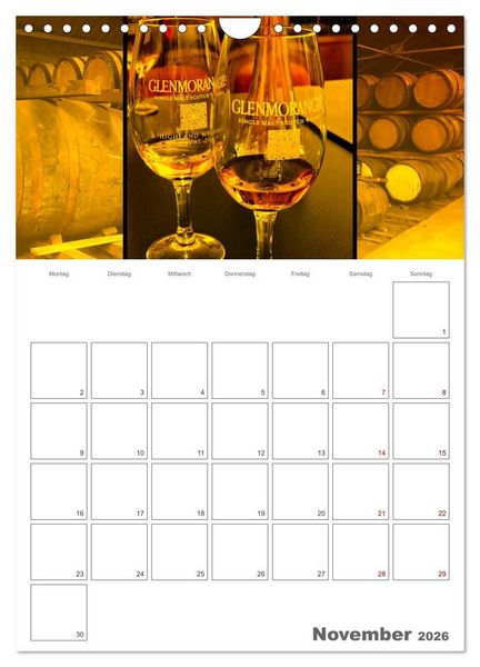 Produktbild: Schottland Impressionen - Schl&ouml;sser und Whisky (Wandkalender 2026 DIN A4 hoch), CALVENDO Monatskalender