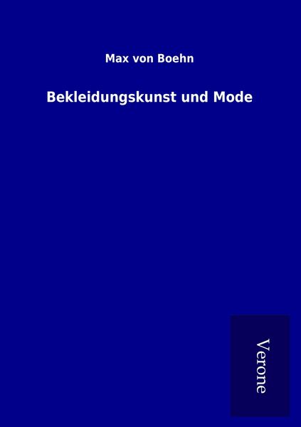 Produktbild: Bekleidungskunst und Mode