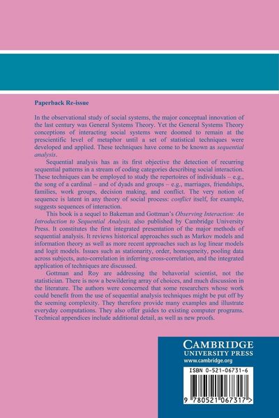 Produktbild: Sequential Analysis
