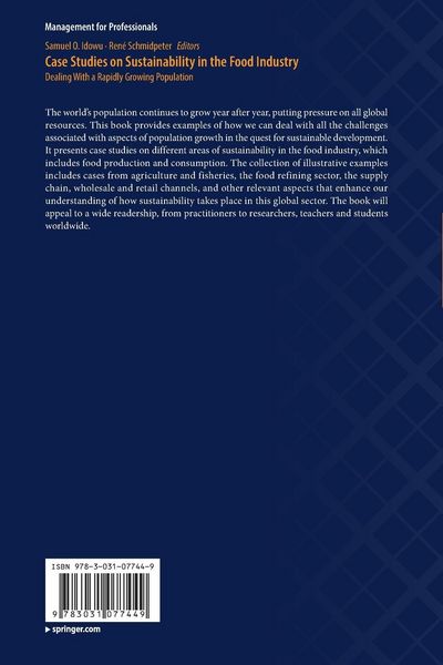 Produktbild: Case Studies on Sustainability in the Food Industry