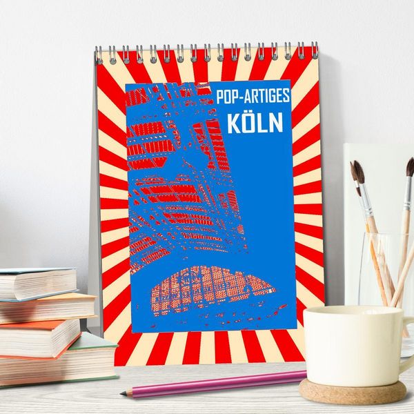 Produktbild: Pop-Artiges K&ouml;ln (Tischkalender 2026 DIN A5 hoch), CALVENDO Monatskalender