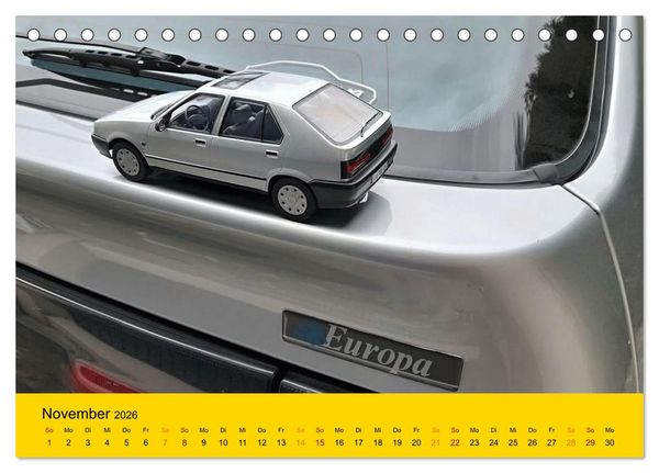 Produktbild: Historische Renault (Tischkalender 2026 DIN A5 quer), CALVENDO Monatskalender