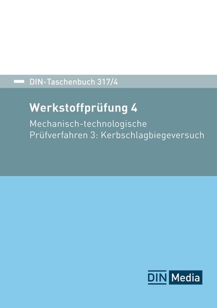 Produktbild: DIN-Taschenbuch 317/4