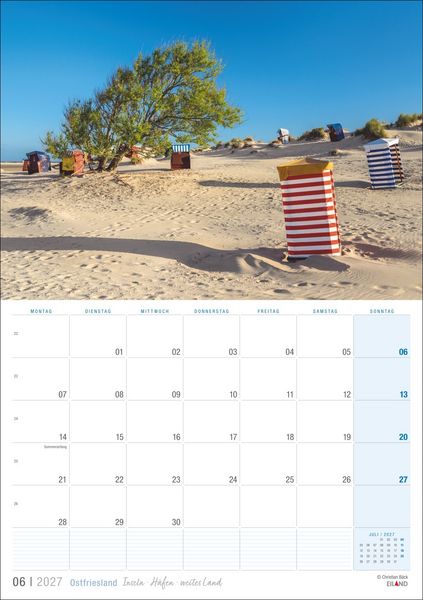 Produktbild: Ostfriesland Kalender 2027 - Inseln &middot; H&auml;fen &middot; weites Land