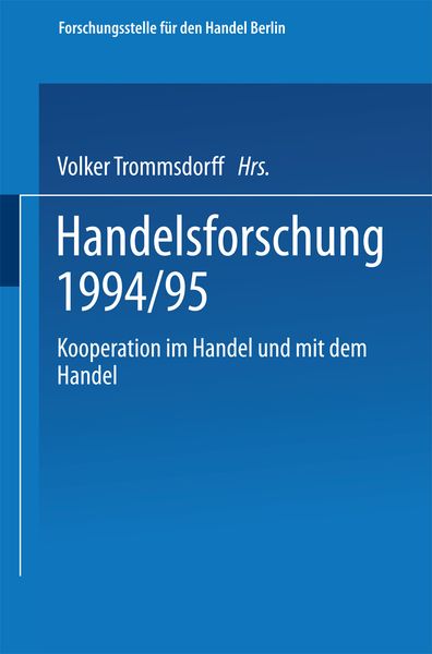 Produktbild: Kooperation im Handel und mit dem Handel