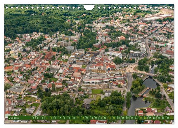 Produktbild: Eberswalde in Luftbildern (Wandkalender 2026 DIN A4 quer), CALVENDO Monatskalender
