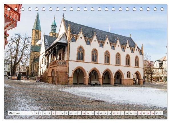 Produktbild: Goslar im Winter (Tischkalender 2027 DIN A5 quer), CALVENDO Monatskalender