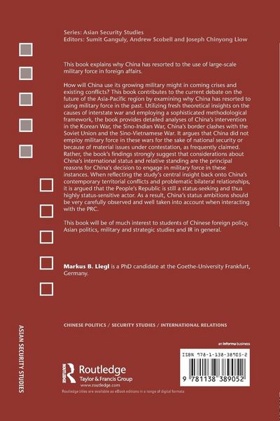 Produktbild: China's Use of Military Force in Foreign Affairs