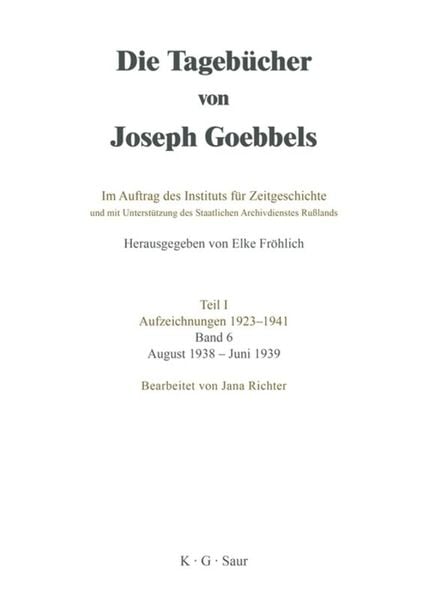 Produktbild: August 1938 - Juni 1939
