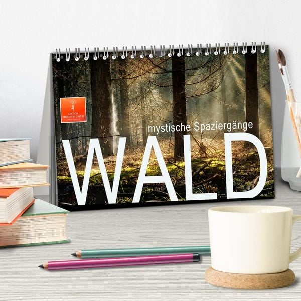 Produktbild: Wald - mystische Spazierg&auml;nge (Tischkalender 2026 DIN A5 quer), CALVENDO Monatskalender