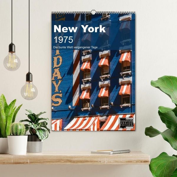 Produktbild: New York 1975 (Wandkalender 2027 DIN A2 hoch), CALVENDO Monatskalender
