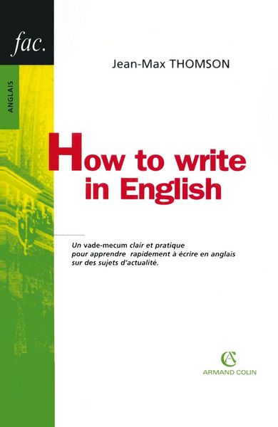 Produktbild: How To Write In English