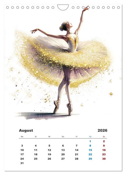 Produktbild: Tanz aus der Stille (Wandkalender 2026 DIN A4 hoch), CALVENDO Monatskalender