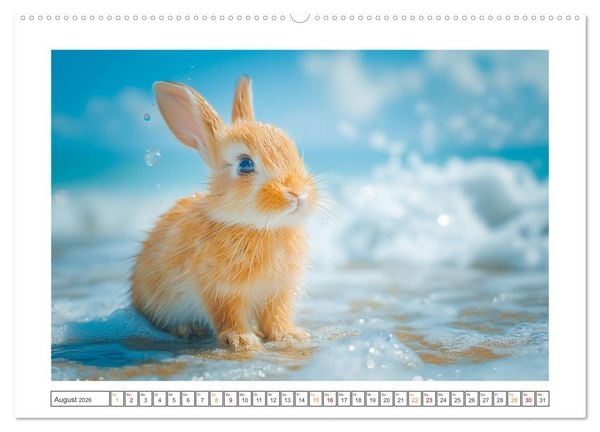 Produktbild: Lustige Hasengeschichten (Wandkalender 2026 DIN A2 quer), CALVENDO Monatskalender
