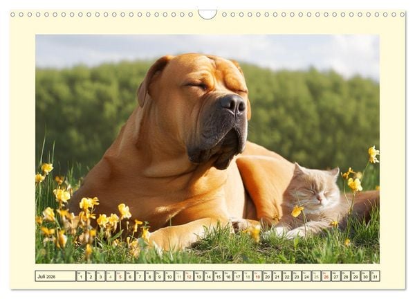 Produktbild: Der Tosa Inu. Japans legend&auml;rer Mastiff (Wandkalender 2026 DIN A3 quer), CALVENDO Monatskalender