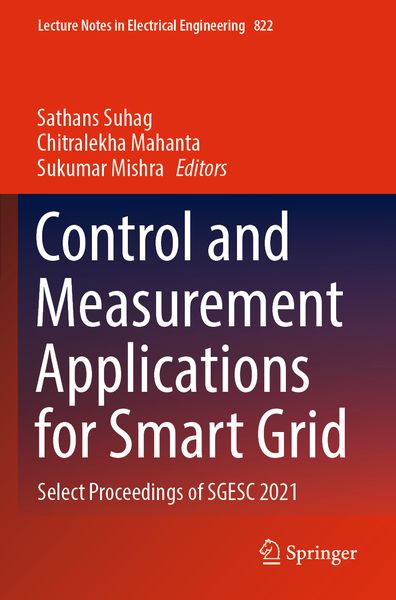 Produktbild: Control and Measurement Applications for Smart Grid