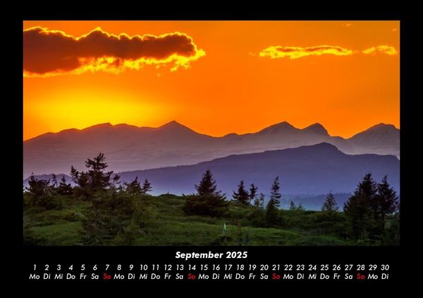 Produktbild: Berge 2025 Fotokalender DIN A3