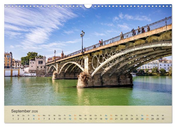 Produktbild: Sevilla - die andalusische Hauptstadt (Wandkalender 2026 DIN A3 quer), CALVENDO Monatskalender