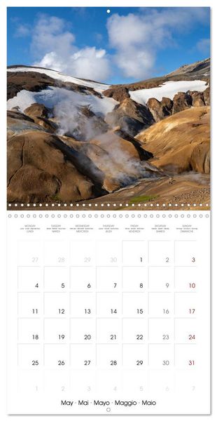 Produktbild: Iceland - Colorful Mountains (Wall Calendar 2026 12 &times; 12 Inch) CALVENDO 12 Month Wall Calendar