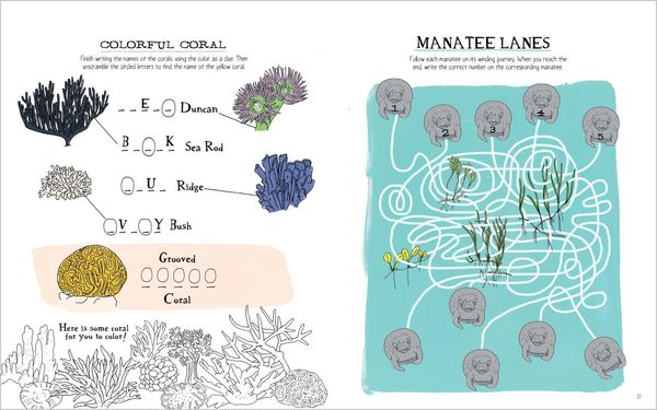 Produktbild: Julia Rothman's Ocean Anatomy Activity Book