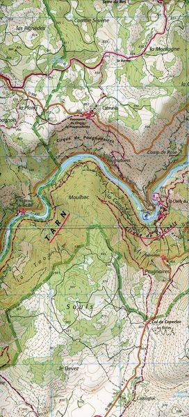 2640OT - GORGES DU TARN ET DE LA JONTE - IGN