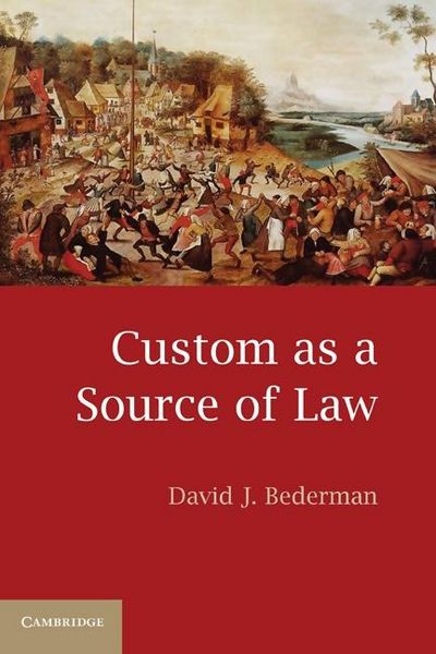 Produktbild: Custom as a Source of Law