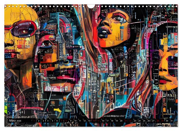 Produktbild: Abstrakt color Art (Wandkalender 2026 DIN A3 quer), CALVENDO Monatskalender