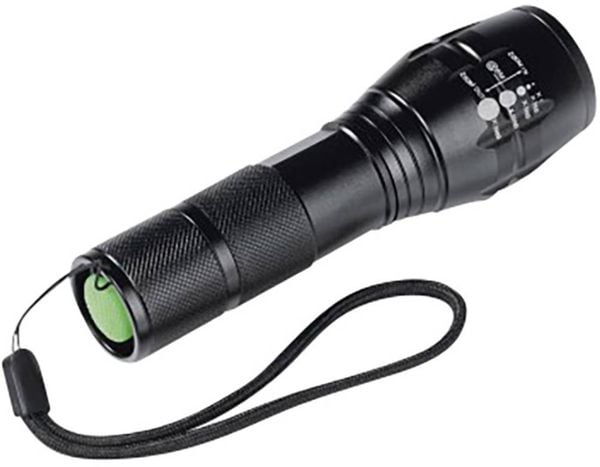 EASYmaxx Security Funktions-Taschenlampe 4,5V schwarz