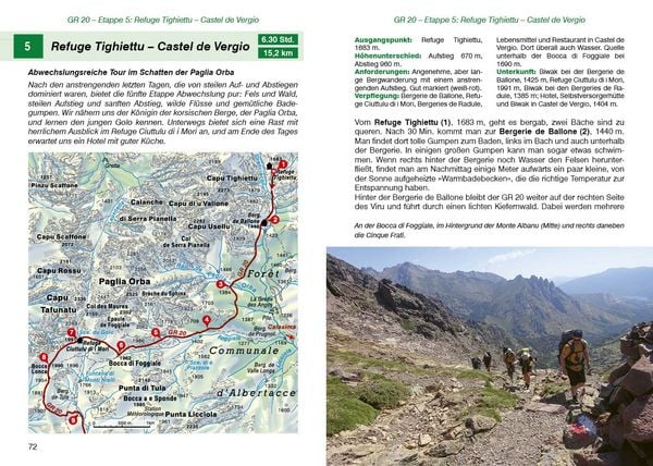 Produktbild: ROTHER Wanderf&uuml;hrer Korsika GR 20. 16 Etappen auf dem legend&auml;ren Fernwanderweg &ndash; mit Varianten und Gipfeln