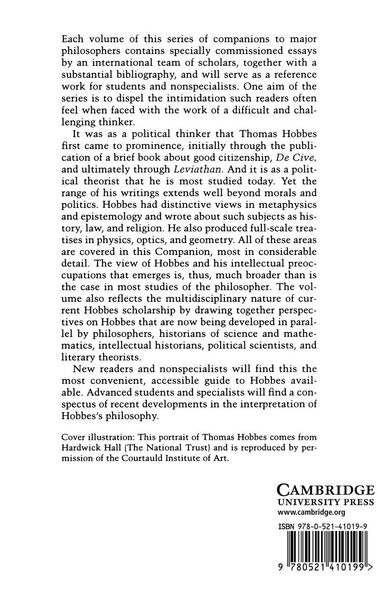 Produktbild: The Cambridge Companion to Hobbes
