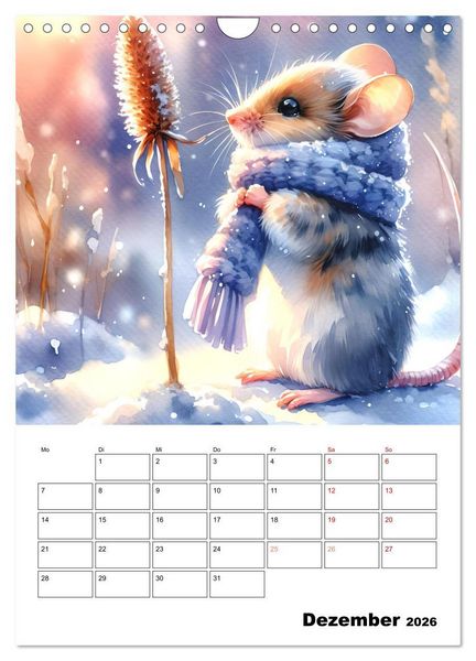 Produktbild: M&auml;usespuren (Wandkalender 2026 DIN A4 hoch), CALVENDO Monatskalender