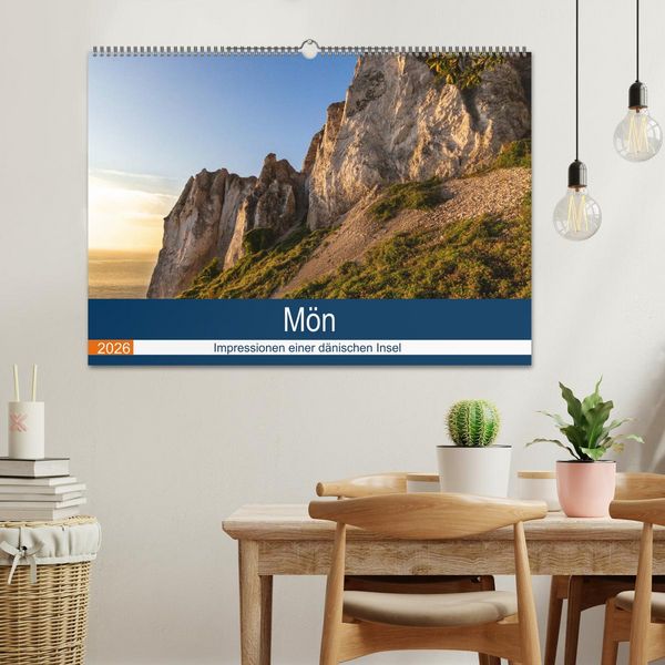 Produktbild: M&ouml;n, Impressionen einer d&auml;nischen Insel (Wandkalender 2026 DIN A2 quer), CALVENDO Monatskalender