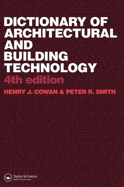 Produktbild: Dictionary of Architectural and Building Technology