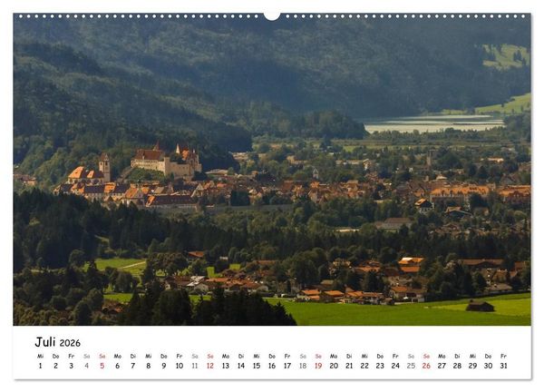 Produktbild: Unterwegs im Allg&auml;u (Wandkalender 2026 DIN A2 quer), CALVENDO Monatskalender